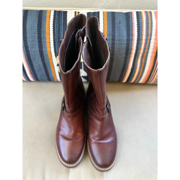 Naturalizer W’s Jagger Mid-Calf Lug Sole Boots in DK. Brown Size 10 - Picture 6 of 9